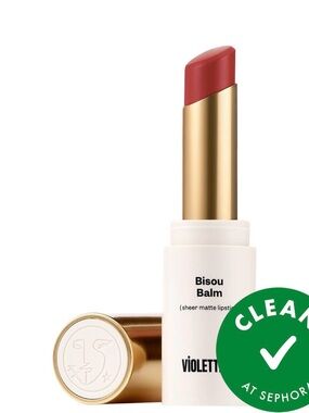 Violette_Fr Bisou Balm Sheer Matte Lipstick in Bêtise - neutral berry